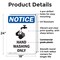 Signmission Safety Culture Sign, 18 in Width, Plastic, Rectangle OS-2PACK-NS-P-1824-V-13216 - alternate 6